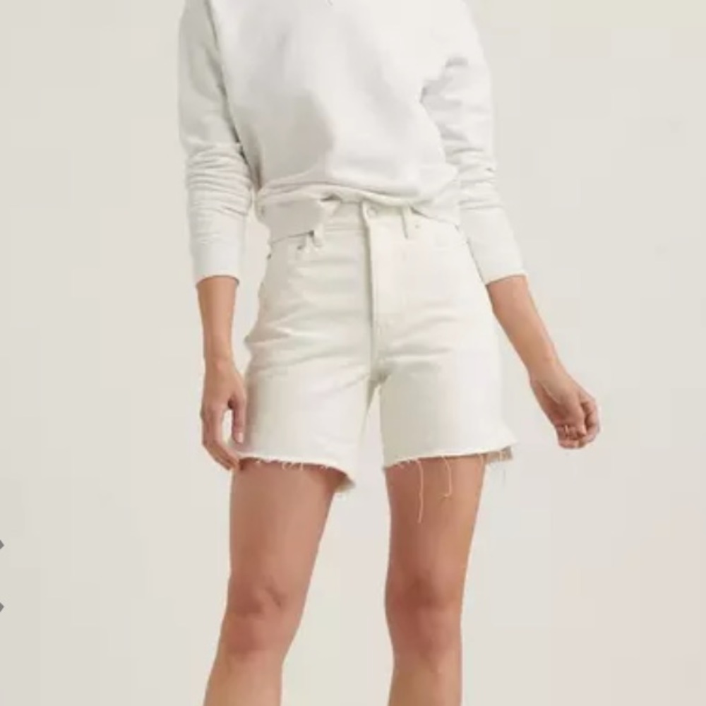 Lucky Brand High Waisted Travelers Jean Shorts